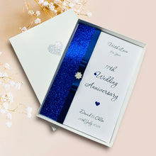 Load image into Gallery viewer, 17th Wedding Anniversary Card - Furniture 17 Year Seventeenth Anniversary - 18 Colour Coice - Luxury Bow