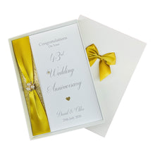 Load image into Gallery viewer, 43rd Wedding Anniversary Card - Entertainment 43 Year Forty Third Anniversary Luxury Greeting Personalised