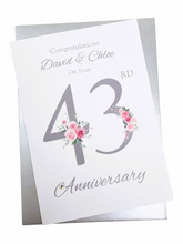 Load image into Gallery viewer, 43rd Wedding Anniversary Card - Entertainment - FN 43