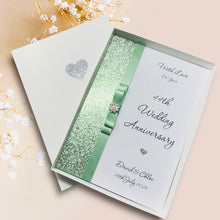 Load image into Gallery viewer, 44th Wedding Anniversary Card - Electronics 44 Year Forty Fourth Anniversary - 18 Colour Coice - Luxury Bow