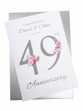 Load image into Gallery viewer, 49th Wedding Anniversary Card - Copper - FN 49