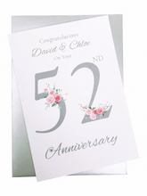 Load image into Gallery viewer, 52nd Wedding Anniversary Card - Bath Spa - FN 52