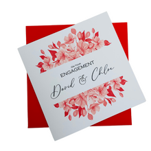 Load image into Gallery viewer, Engagement Card - Bride & Groom Luxury Greeting Personalised - Iris