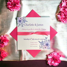 Load image into Gallery viewer, Wedding Day Invitation Card - Coloured Envelope (WD8)