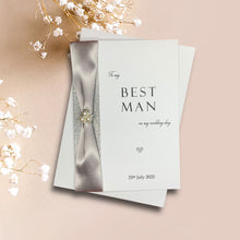 Load image into Gallery viewer, To My Best Man On Our Wedding Day Card - Colour Choice