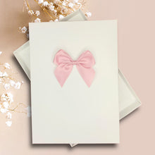 Load image into Gallery viewer, 35th Wedding Anniversary Card - Coral 35 Year Thirty Fifth Anniversary - 18 Colour Coice - Luxury Bow