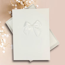 Load image into Gallery viewer, 20th Wedding Anniversary Card - China 20 Year Twentieth Anniversary - 18 Colour Coice - Luxury Bow