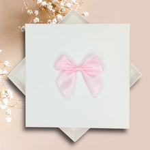 Load image into Gallery viewer, 19th Anniversary Card - Bronze 19 Year Wedding Anniversary Luxury Greeting Card Personalised - Regal Bow