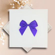 Load image into Gallery viewer, 6th Anniversary Card - Iron 6 Year Sixth Wedding Anniversary Luxury Greeting Card Personalised - Regal Bow