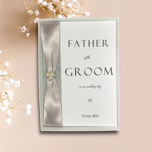 Load image into Gallery viewer, Father Of The Groom On Our Wedding Day Card - Colour Choice
