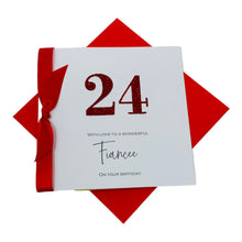 Load image into Gallery viewer, Fiancée Fiancé Birthday Card - Luxury Greeting Card