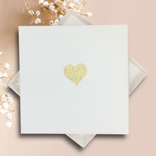 Load image into Gallery viewer, 50th Anniversary Card - Golden 50 Year Wedding Anniversary Luxury Greeting Card Personalised - Regal Bow
