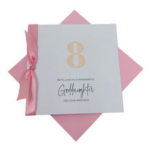 Load image into Gallery viewer, Goddaughter Birthday Card - Luxury Greeting Card