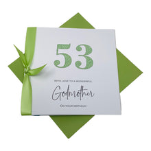 Load image into Gallery viewer, Godmother Birthday Card - Luxury Greeting Card