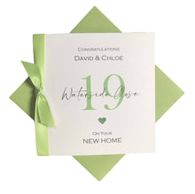 Load image into Gallery viewer, New Home Greeting Card Personalised - Street Number