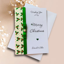 Load image into Gallery viewer, Personalised Christmas Card - Luxury Greeting Card Personalised