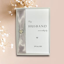 Load image into Gallery viewer, To My Husband On Our Wedding Day Card - Colour Choice