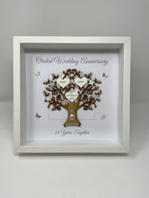 Load image into Gallery viewer, 28th Orchid 28 Years Wedding Anniversary Frame - Message