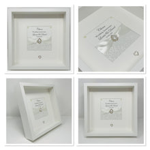 Load image into Gallery viewer, 20th China 20 Years Wedding Anniversary Ribbon Frame - Pebble