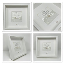 Load image into Gallery viewer, 1st Paper 1 Year Wedding Anniversary Ribbon Frame - Pebble