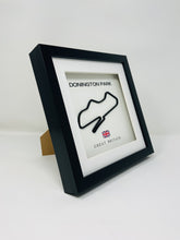 Load image into Gallery viewer, Donington Park Race Circuit 3D Track Frame Wall Art BTCC British Touring Cars BSB Superbikes F1 Formula 1 Moto GP