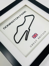 Load image into Gallery viewer, Donington Park Race Circuit 3D Track Frame Wall Art BTCC British Touring Cars BSB Superbikes F1 Formula 1 Moto GP