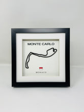 Load image into Gallery viewer, Monaco Formula 1 Race Circuit 3D Frame - Monte Carlo - Grand Prix Track Wall Art - F1 Formula E Historic Racing