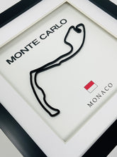 Load image into Gallery viewer, Monaco Formula 1 Race Circuit 3D Frame - Monte Carlo - Grand Prix Track Wall Art - F1 Formula E Historic Racing