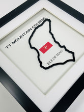 Load image into Gallery viewer, Isle Of Man TT Race Circuit 3D Frame - British Super Bikes Motorbike Track Wall Art