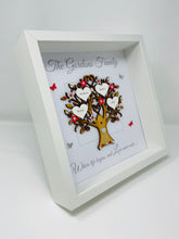 Load image into Gallery viewer, Family Tree Frame - Red & Silver Glitter - Contemporary