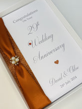 Load image into Gallery viewer, 29th Wedding Anniversary Card - Furniture 29 Year Twenty Ninth Anniversary Luxury Greeting Card, Personalised