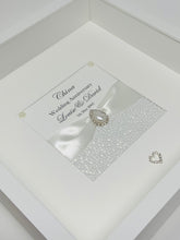 Load image into Gallery viewer, 20th China 20 Years Wedding Anniversary Ribbon Frame - Pebble