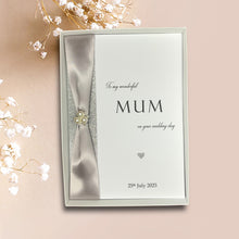 Load image into Gallery viewer, To My Wonderful Mum On Your Wedding Day Card - Colour Choice