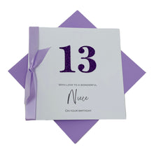 Load image into Gallery viewer, Niece Birthday Card - Luxury Greeting Card - Great Neice