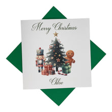 Load image into Gallery viewer, Personalised Christmas Card - Greeting Card Personalised - Nutcracker Tree