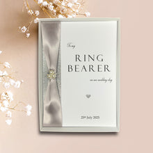 Load image into Gallery viewer, To My Ring Bearer On Our Wedding Day Card - Colour Choice