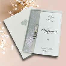 Load image into Gallery viewer, Sister & Fiancé Engagement Card - Luxury Greeting Card Personalised - Colour Choice - LB85
