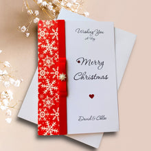 Load image into Gallery viewer, Personalised Christmas Card - Luxury Greeting Card Personalised