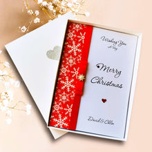 Load image into Gallery viewer, Personalised Christmas Card - Luxury Greeting Card Personalised