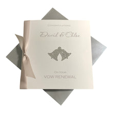 Load image into Gallery viewer, Wedding Vow Renewal Card - Luxury Greeting Card Personalised