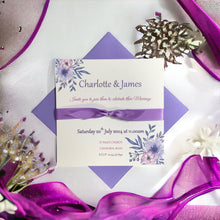 Load image into Gallery viewer, Wedding Day Invitation Card - Coloured Envelope (WD2)