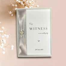 Load image into Gallery viewer, To My Witness On Our Wedding Day Card - Colour Choice