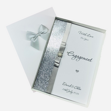Load image into Gallery viewer, Engagement Card - Luxury Greeting Card Personalised - Colour Choice - LB77
