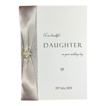 Load image into Gallery viewer, Wedding Day Card | Personalised Daughter Gift - WR 14