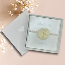 Load image into Gallery viewer, Wedding Day Invite Invitation Card - Handmade Personalised - 16 Colour Choice - Envelope or Gift Box - Bride & Groom - Choose Pack Quantity (D6)