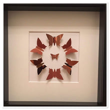 Load image into Gallery viewer, Copper Circle Butterfly Frame