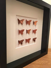 Load image into Gallery viewer, Copper Square Butterfly Frame