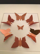 Load image into Gallery viewer, Copper Circle Butterfly Frame
