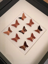 Load image into Gallery viewer, Copper Square Butterfly Frame