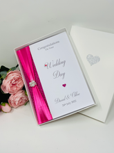 Load image into Gallery viewer, Wedding Day Card - Bride & Groom Luxury Greeting Personalised